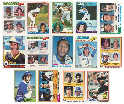 1977-84 Topps Baseball Complete Sets (3) and Near Sets (4) Collection - Seven Different Sets, In Total